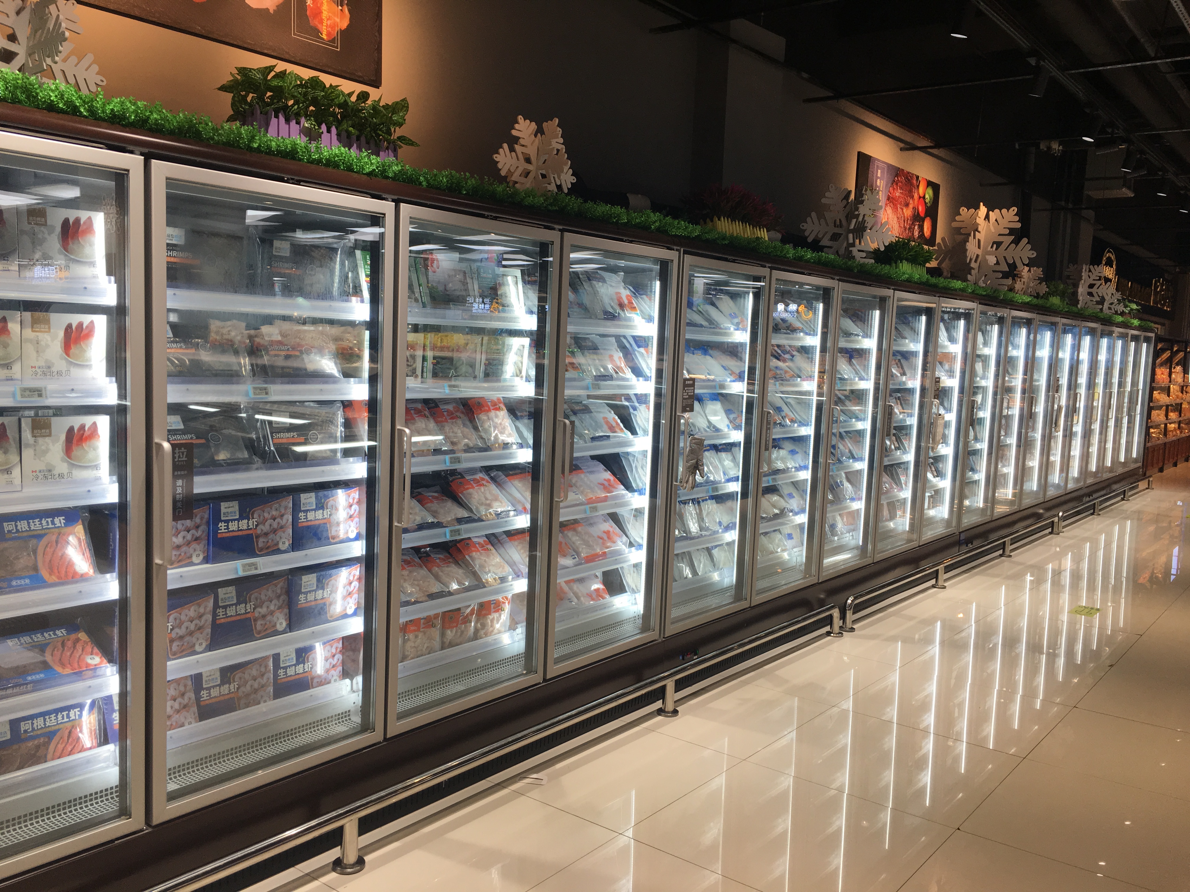 Best quality Heated tempered Glass Door for Supermarket Display Cold Room