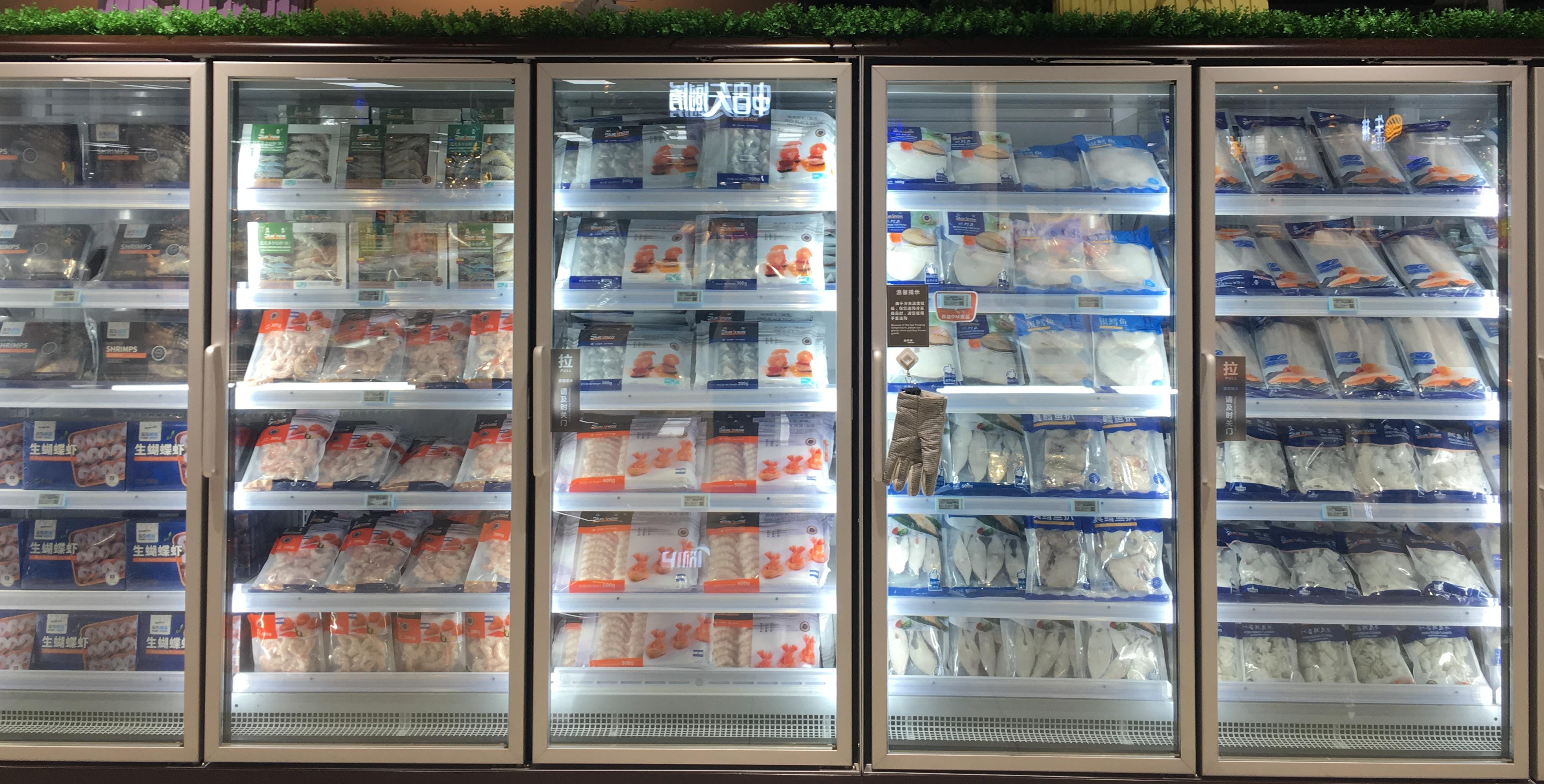 Best quality Heated tempered Glass Door for Supermarket Display Cold Room